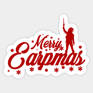 Wynonna Earp Christmas - Merry Earpmas! Sticker